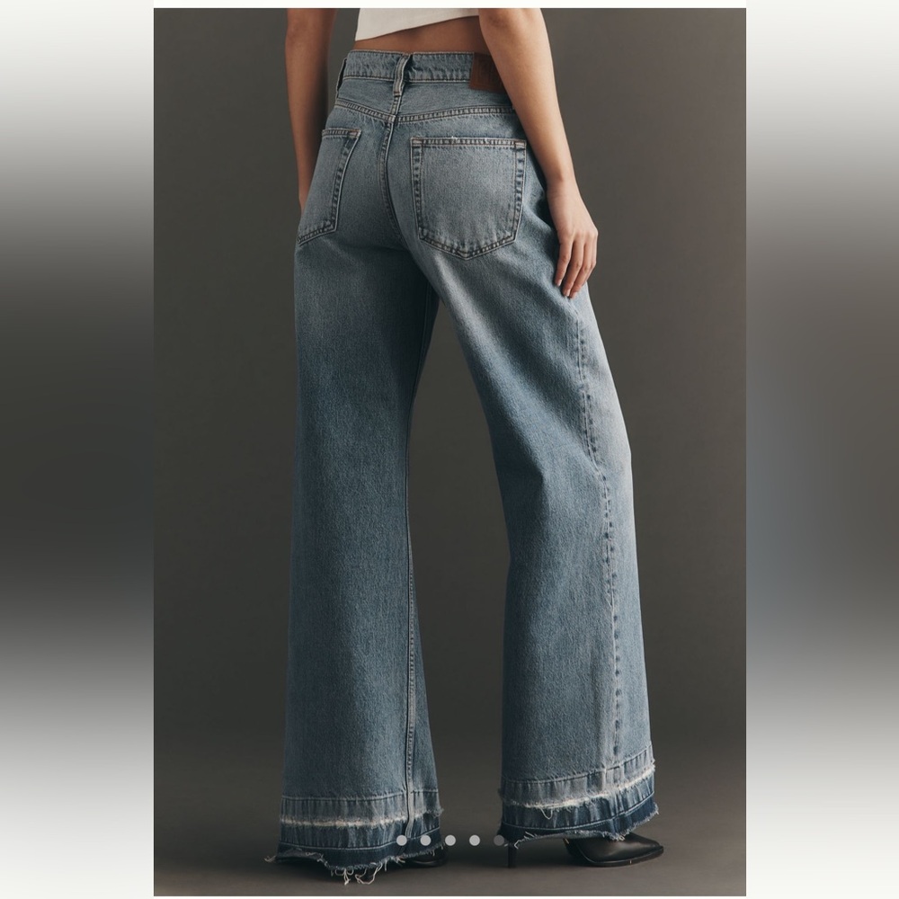 Anine Bing Lewis Wide Leg Jeans - Picture 3 of 7